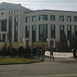protest la ambasada rusiei la chisinau fata de presiunile asupra scolilor romanesti din transnistria