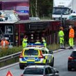 un autocar cu romani evacuati dintr-o tabara din stockholm a fost implicat intr-un accident
