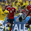 brazilia s-a calificat in semifinale dupa 2-1 cu columbia