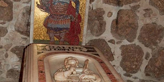 asezarea moastelor sfantului mare mucenic gheorghe in biserica din lida