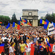 mii de oameni au cerut unirea republicii moldova cu romania video