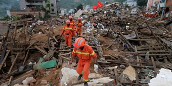 cutremur puternic in china 300 de persoane au fost ranite de cladirile prabusite