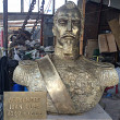 bustul lui cuza pregatit sa plece spre gura galbenei in republica moldova