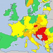 cod rosu de canicula in mai multe tari din centrul europei