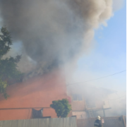 incendiu locuinte in orasul baicoi