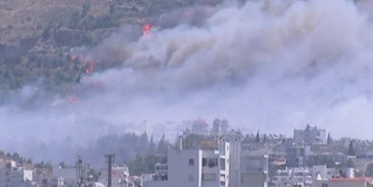 incendiu de proportii in greciasute de turisti evacuati
