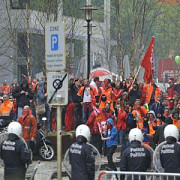 manifestatia sindicatelor europene de la bruxelles marcata de violente