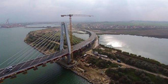 cum arata noul pod hobanat care traverseaza canalul dunare - marea neagra