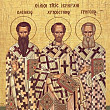 sfintii trei ierarhi vasile cel mare grigorie teologul si ioan gura de aur