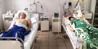 spital din ucraina bombardat de un tir de obuze sase persoane au fost ranite
