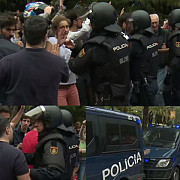 tensiuni in catalonia peste 300 de raniti s-au folosit gloante de cauciuc