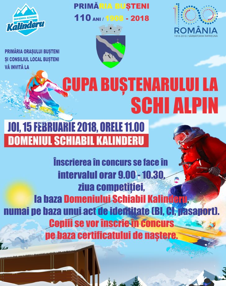 Cupa Bustenarului La Schi Alpin Cu Premii In Valoare De 16 000 De