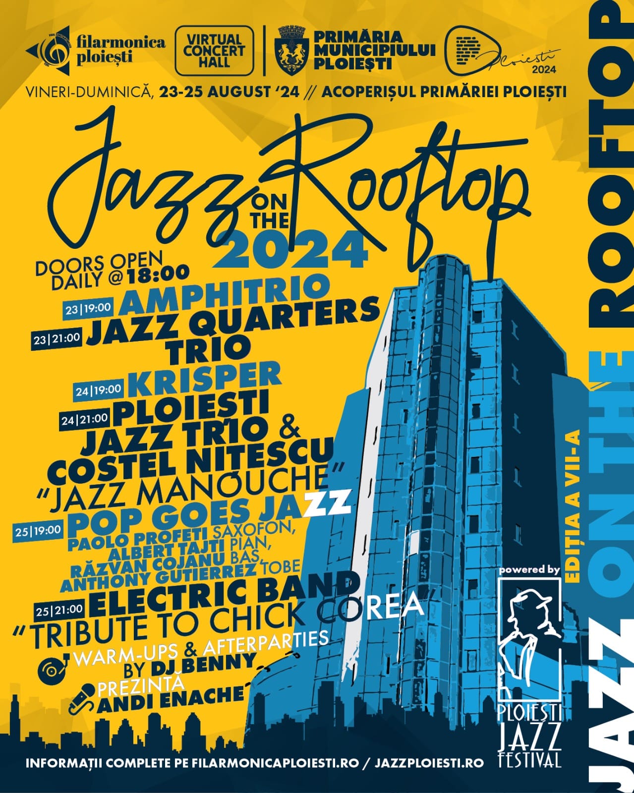 festivalul jazz on the rooftop aduce artisti de top la cea de-a vii-a editie