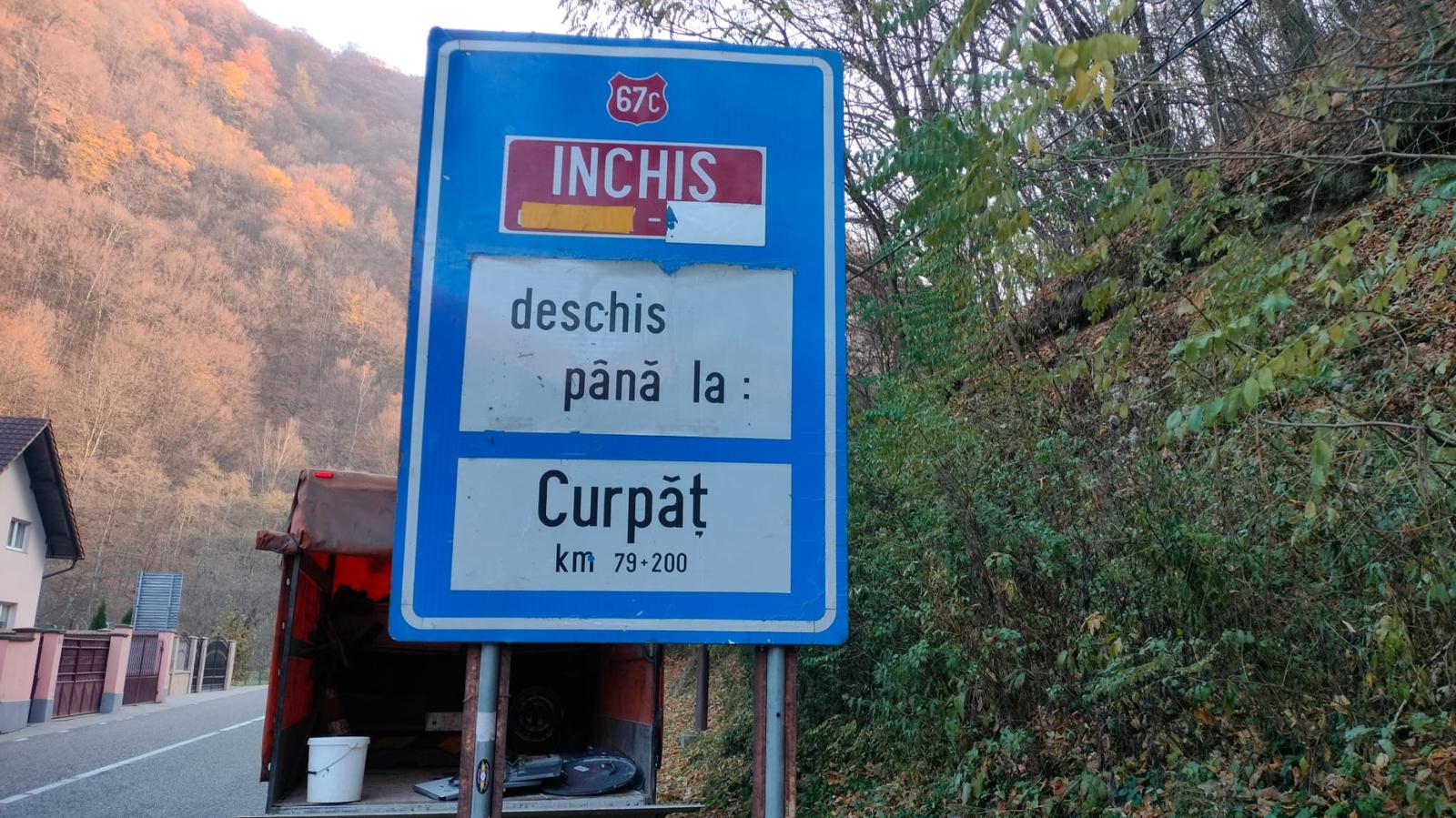 transalpina inchisa din nou pe sectorul montan ranca-curpat din cauza vremii