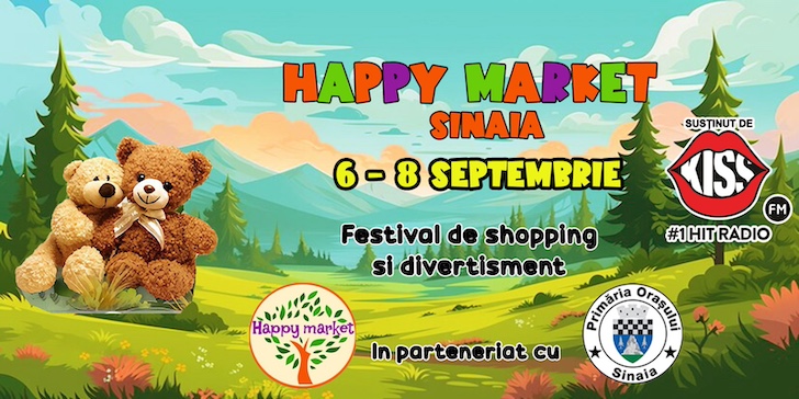 cel mai tare eveniment de shopping- happy market din nou la sinaia in acest weekend produse de calitate pentru toate gusturile