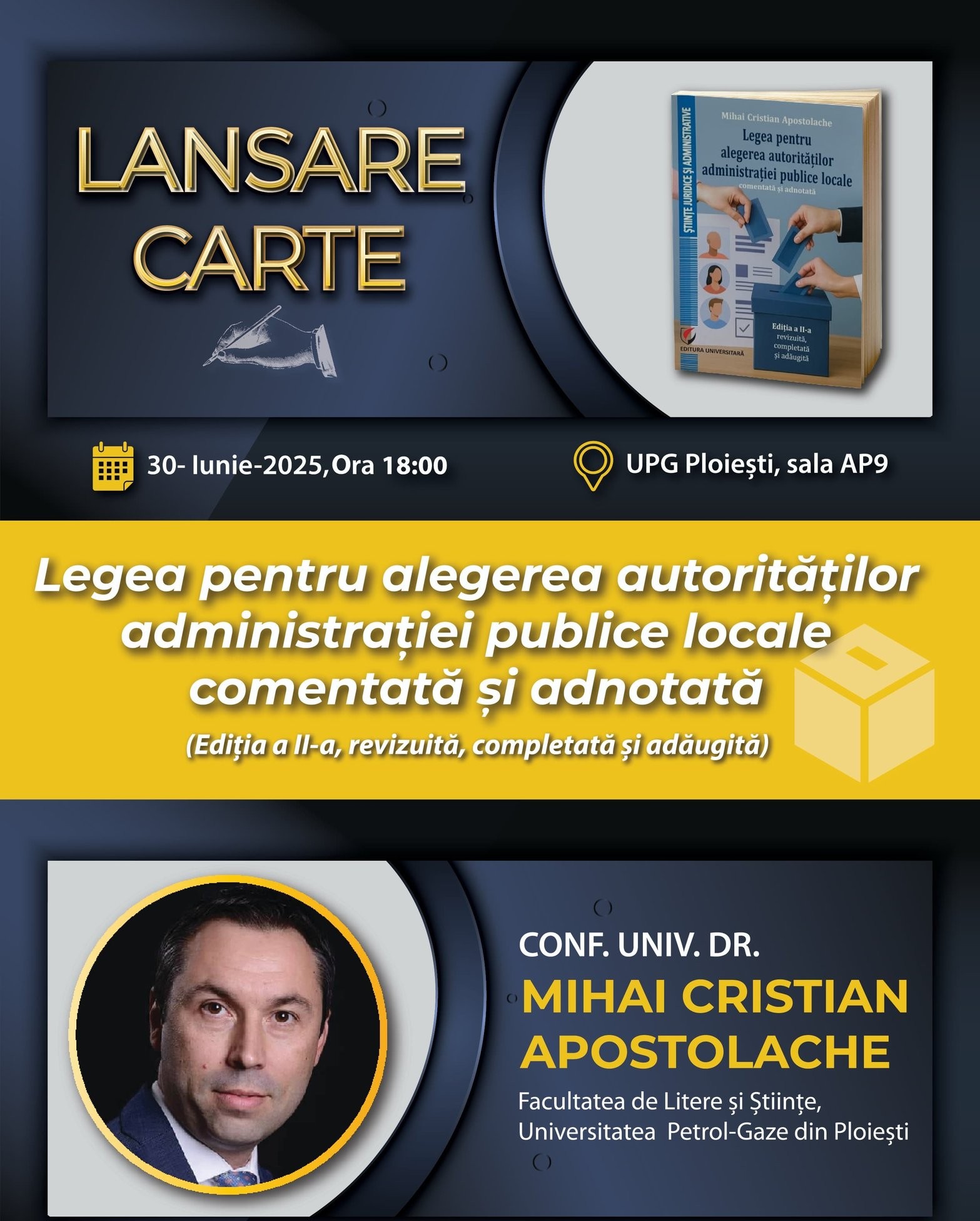 aceasta carte iti schimba modul in care vezi democratia locala  lansarea volumului revizuit al lui mihai apostolache