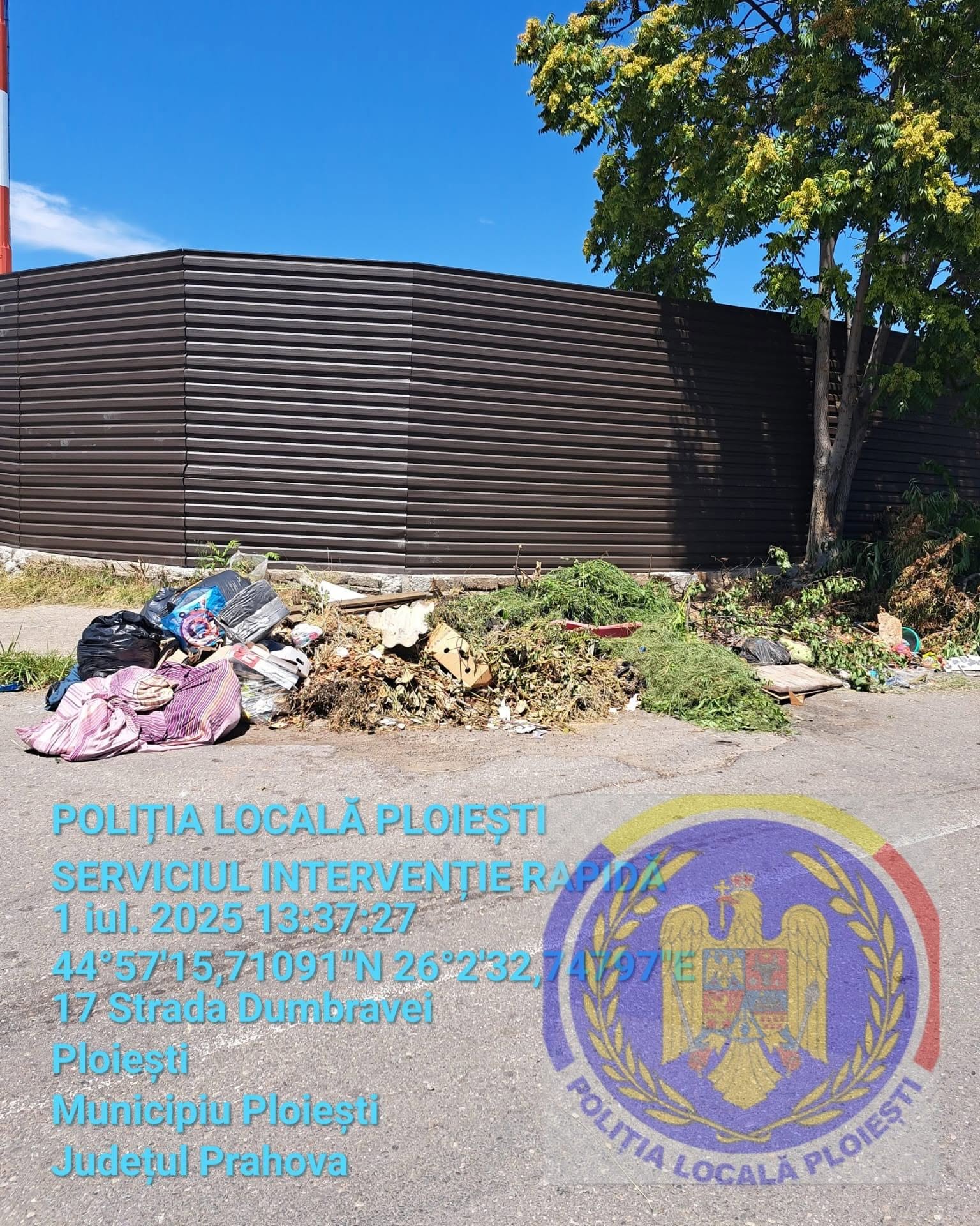 trei ploiesteni amendati pentru ca au transformat orasul in groapa de gunoi