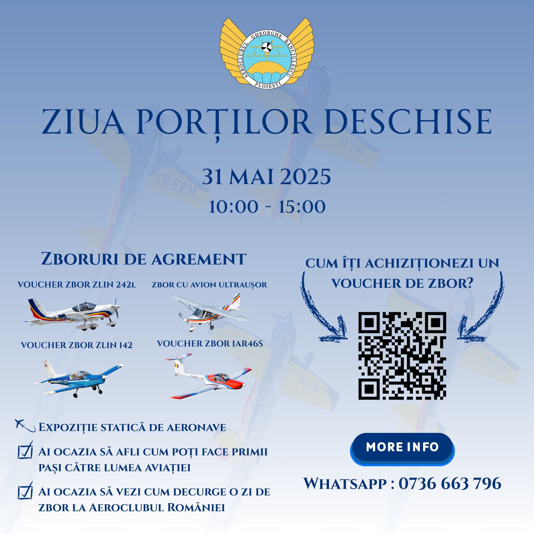 aerodromul devine poarta deschisa spre cer pe 31 mai