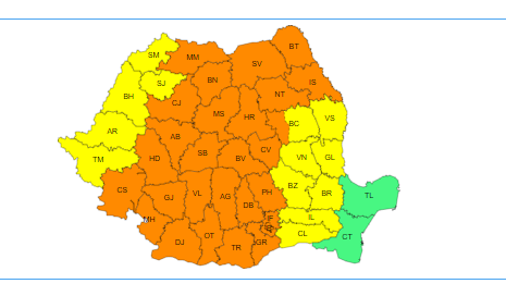 Avertizare meteorologică: Val de căldură intens