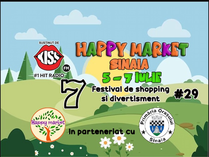 Șapte ani de Happy Market! Șapte ani de veselie, evenimente, cumpărături fericite, dar și de surprize pentru comunitate