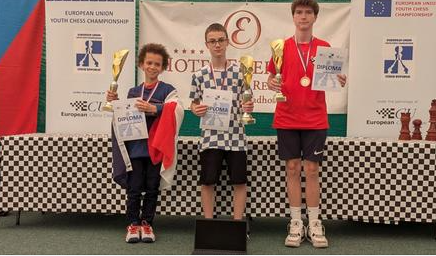 Alex Constantinoiu, campion european la șah la categoria U14