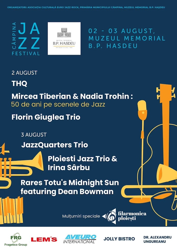 „Câmpina Jazz Festival” la Muzeul Memorial „B.P. Hasdeu”