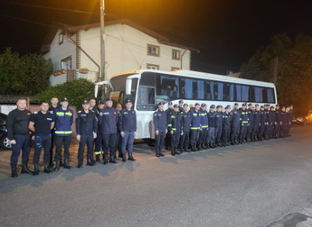 Pompierii prahoveni intervin în Galați, grav afectat de inundații