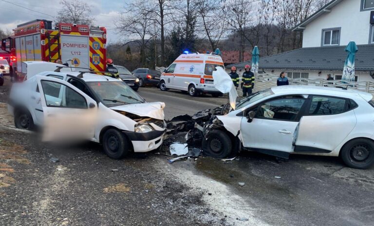 Accident rutier în Nucșoara de Jos cu patru victime
