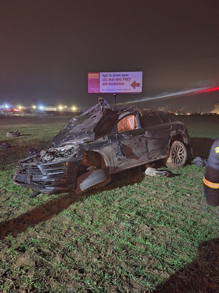 Bărbat rănit grav într-un accident rutier petrecut la Strejnicu
