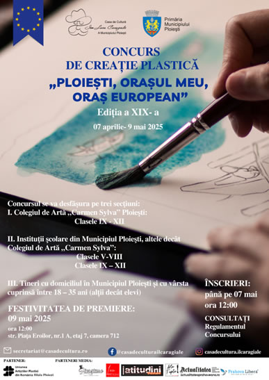 Tinerii din Ploiești își arată talentul într-un concurs de desen dedicat orașului