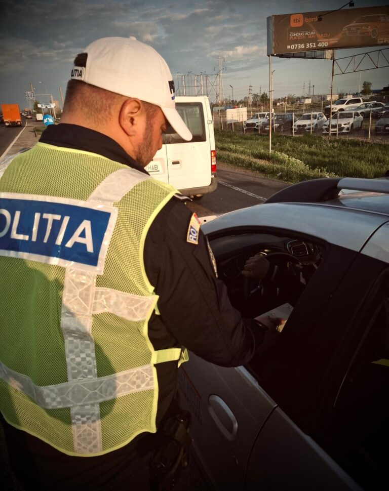 Acțiune rutieră în desfășurare pe DN1