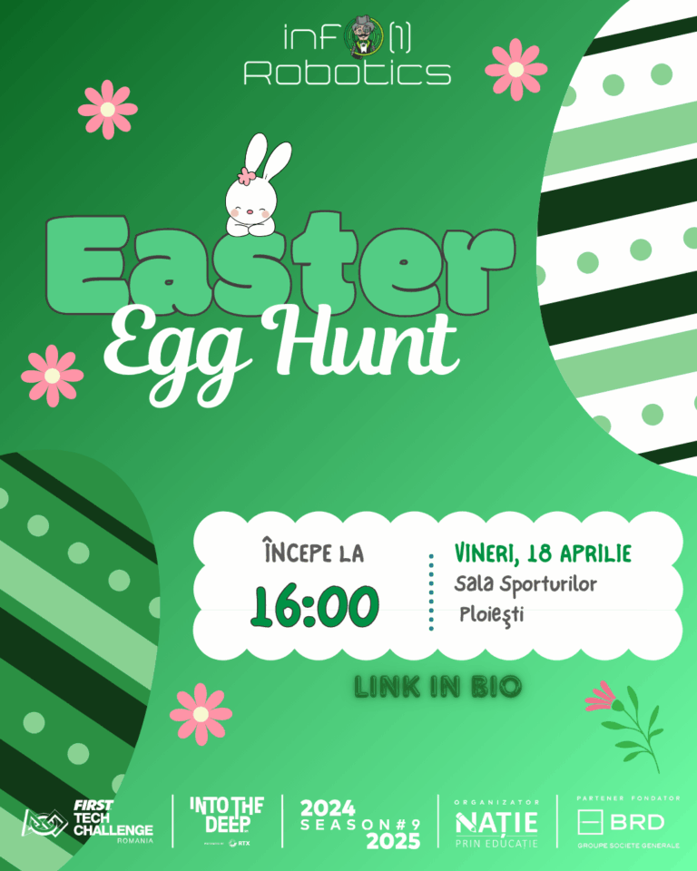 Vânătoare de ouă și zâmbete la Sala Sporturilor! Copiii și părinții, invitați la „Egg Hunt” de Paște