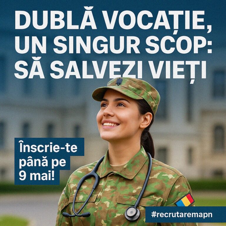 O nouă generație de salvatori în uniformă. Înscrieri la medicina militară