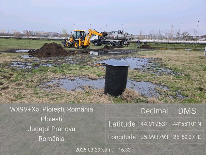 Poluare gravă în Ploiești! Scurgeri de țiței în Parcul Municipal Vest! Măsuri