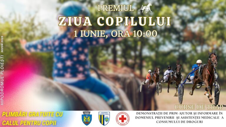 Trap, distracție și lecții de viață. 1 Iunie sărbătorit la Hipodromul Ploiești
