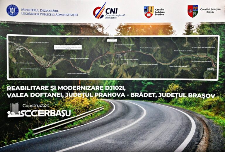 Pas important pentru ruta Valea Doftanei – Brădet. Amplasamentul predat, lucrările încep pe 1 august