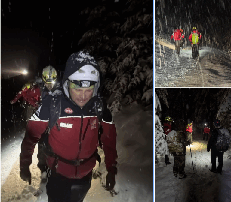 Operațiune de salvare în Munții Bucegi: Doi turiști pierduți au fost găsiți cu semne de hipotermie