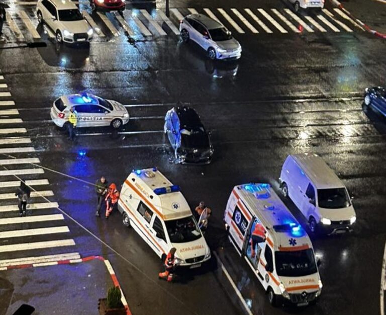 Accident grav în cea mai mare intersecţie din nordul Ploieştiului
