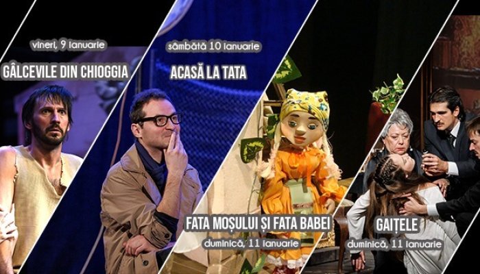 Spectacolele organizate de Teatrul “Toma Caragiu”, la începutul lui 2026