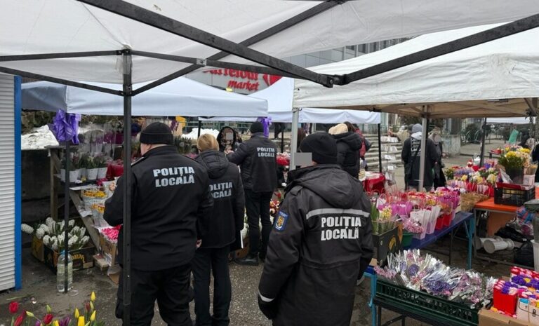 Amenzi de 27.000 de lei, de Mărţişor, din partea Poliţiei Locale Ploieşti